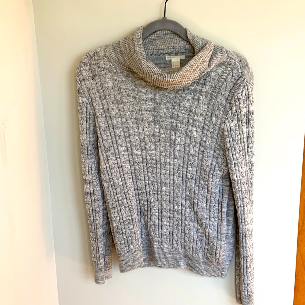 Grey turtleneck sweater from H&M